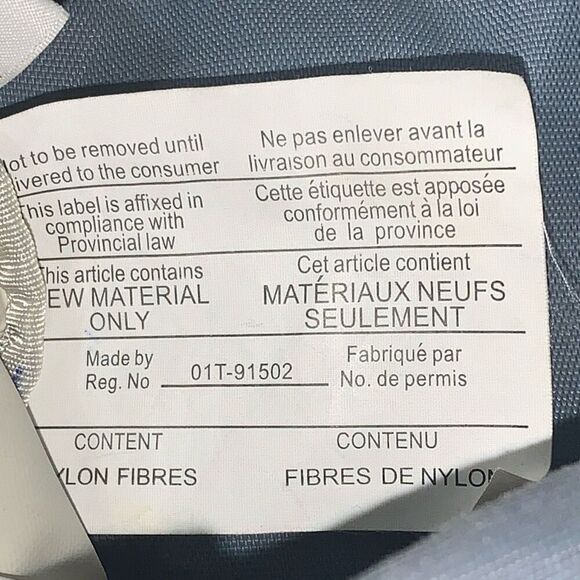 Vintage Izod Lacoste Gym Sports Holdall Nylon Bag Jeans Blue Double Handles - Picture 8 of 15